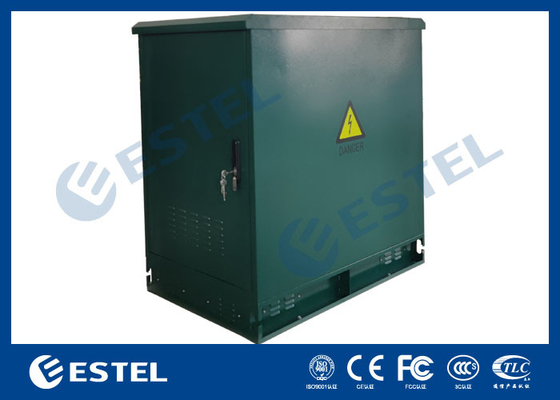 19' Rack Dış Telekom Dolabı Yeşil Renk 500W Klima ve Fan ile