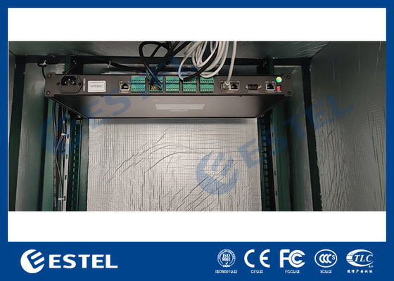 19' Rack Dış Telekom Dolabı Yeşil Renk 500W Klima ve Fan ile