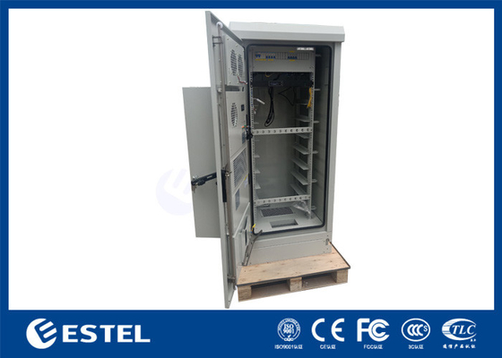 32U Dışarıda 19 Inch Rack Kabine PDU ve 1500W klimalı Telekom Kabine