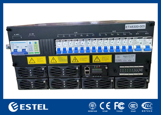 Güç dağıtım ve pil monitör fonksiyonu ile 18kW kapasite düzleyici güç sistemi