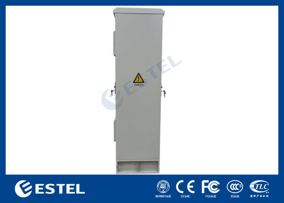 ET6060217A-42U Dış İletişim Dolabı 19 Inç Dolabı Fan Çift Kapılı IP55
