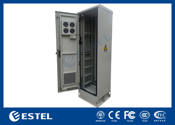 ET6060217A-42U Dış İletişim Dolabı 19 Inç Dolabı Fan Çift Kapılı IP55
