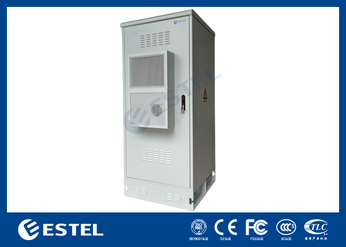 IP55 30U Düzeltme Sistemi Sensörleri ile Entegre Dış Güç Kabinesi Paslanmaz Çelik Kaplama
